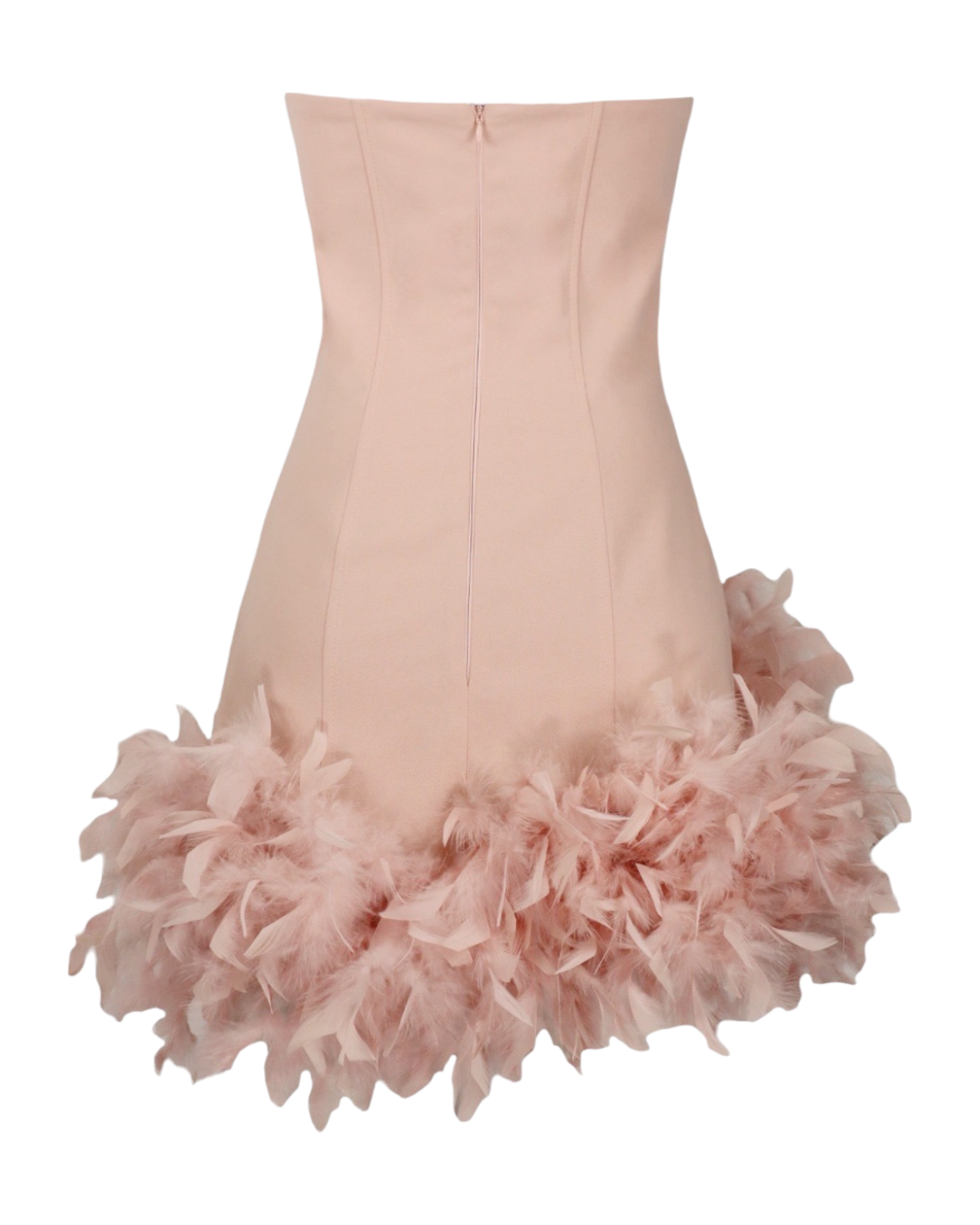 PINK FEATHERS DRESS - 4