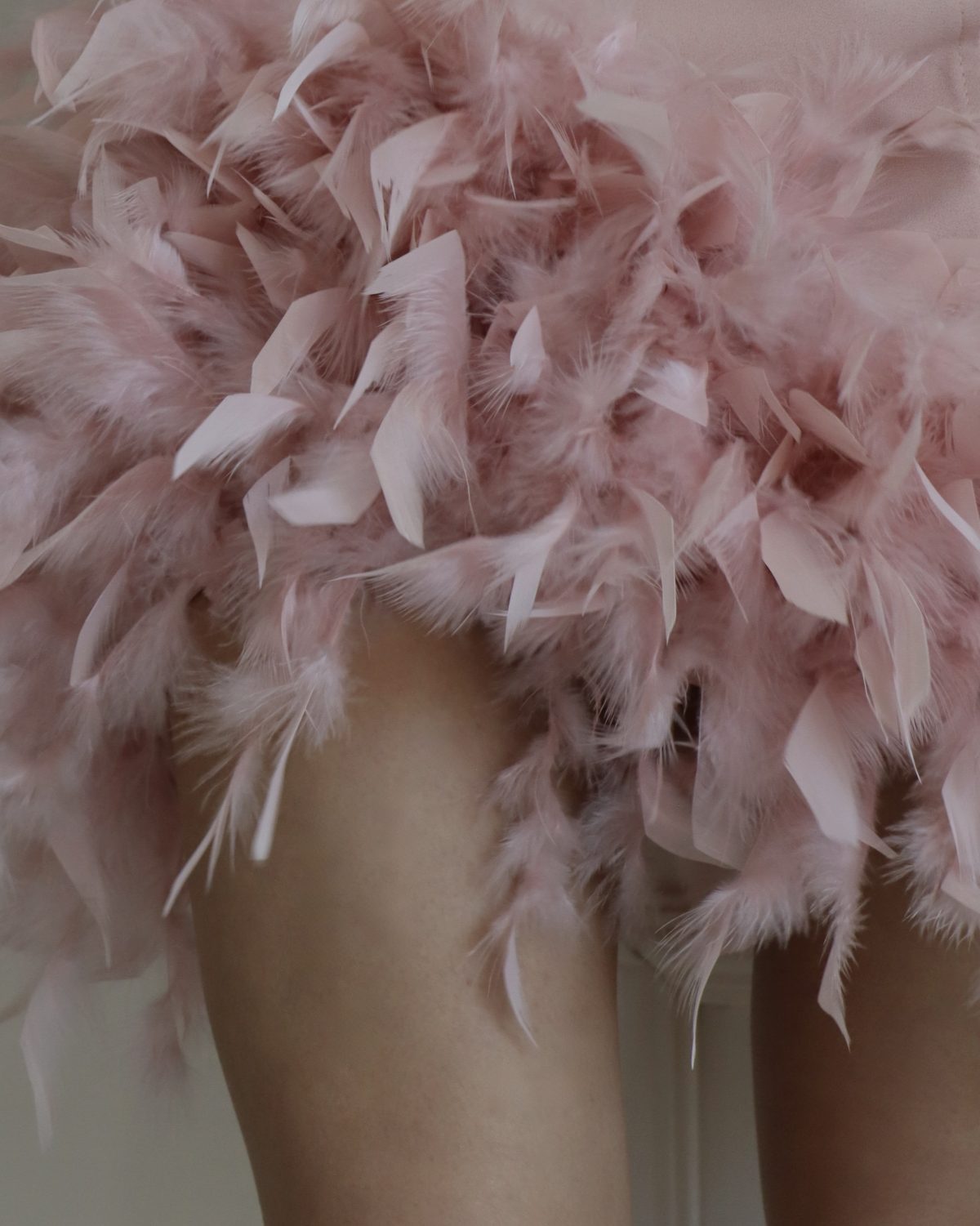 PINK FEATHERS DRESS - 3