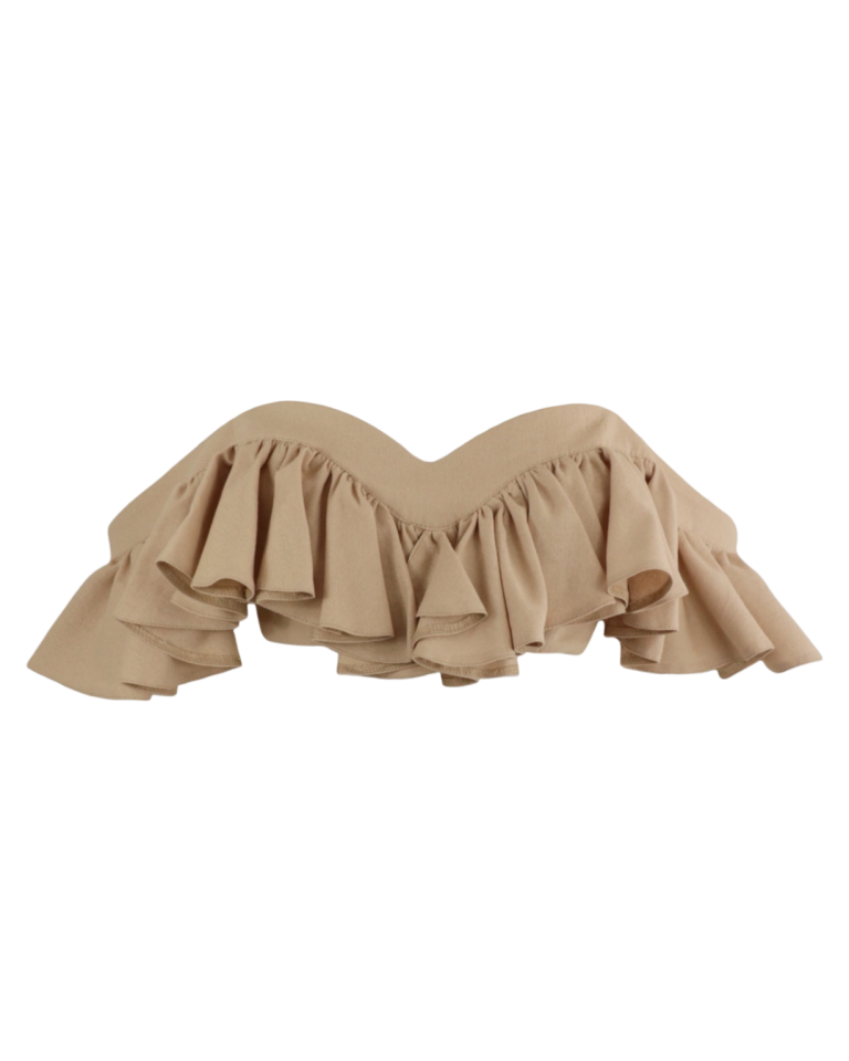 NUDE WEVES LINEN BUSTIЕ