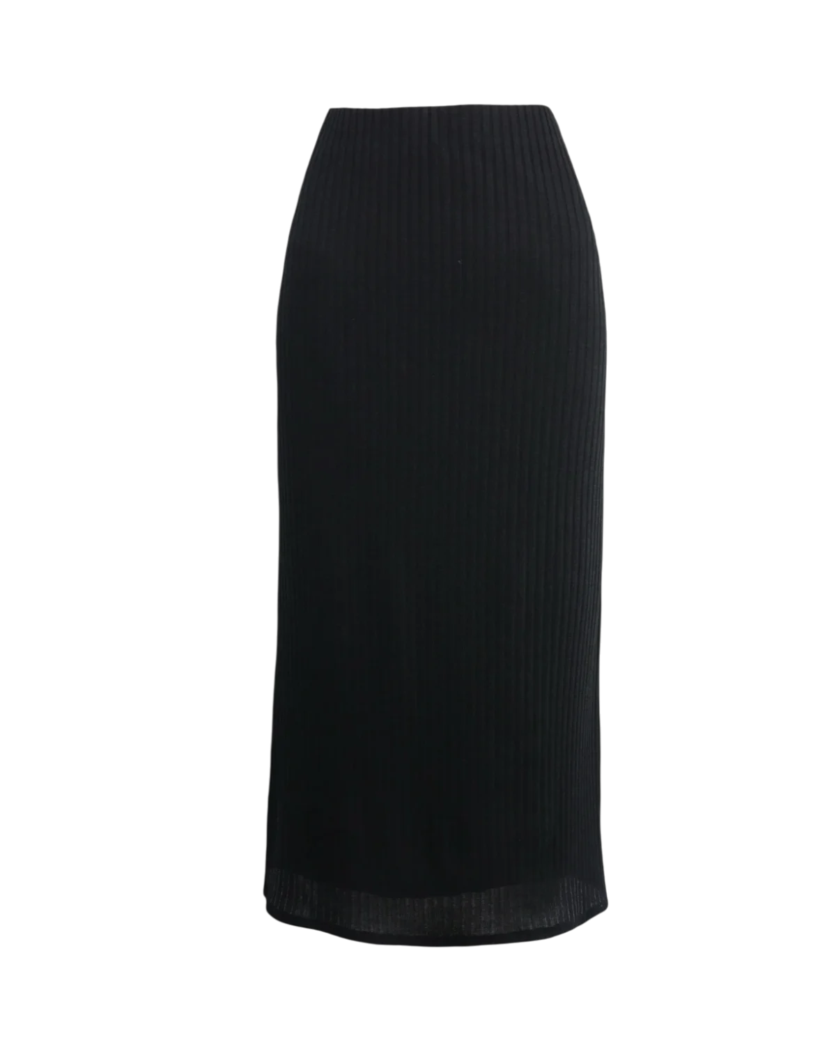 FUSTĂ LUNGĂ TRICOTATĂ NEAGRĂ