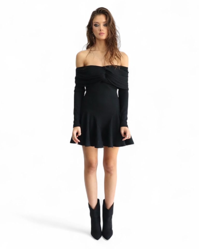 second img: РОКЛЯ BLACK KNITTING SHORT