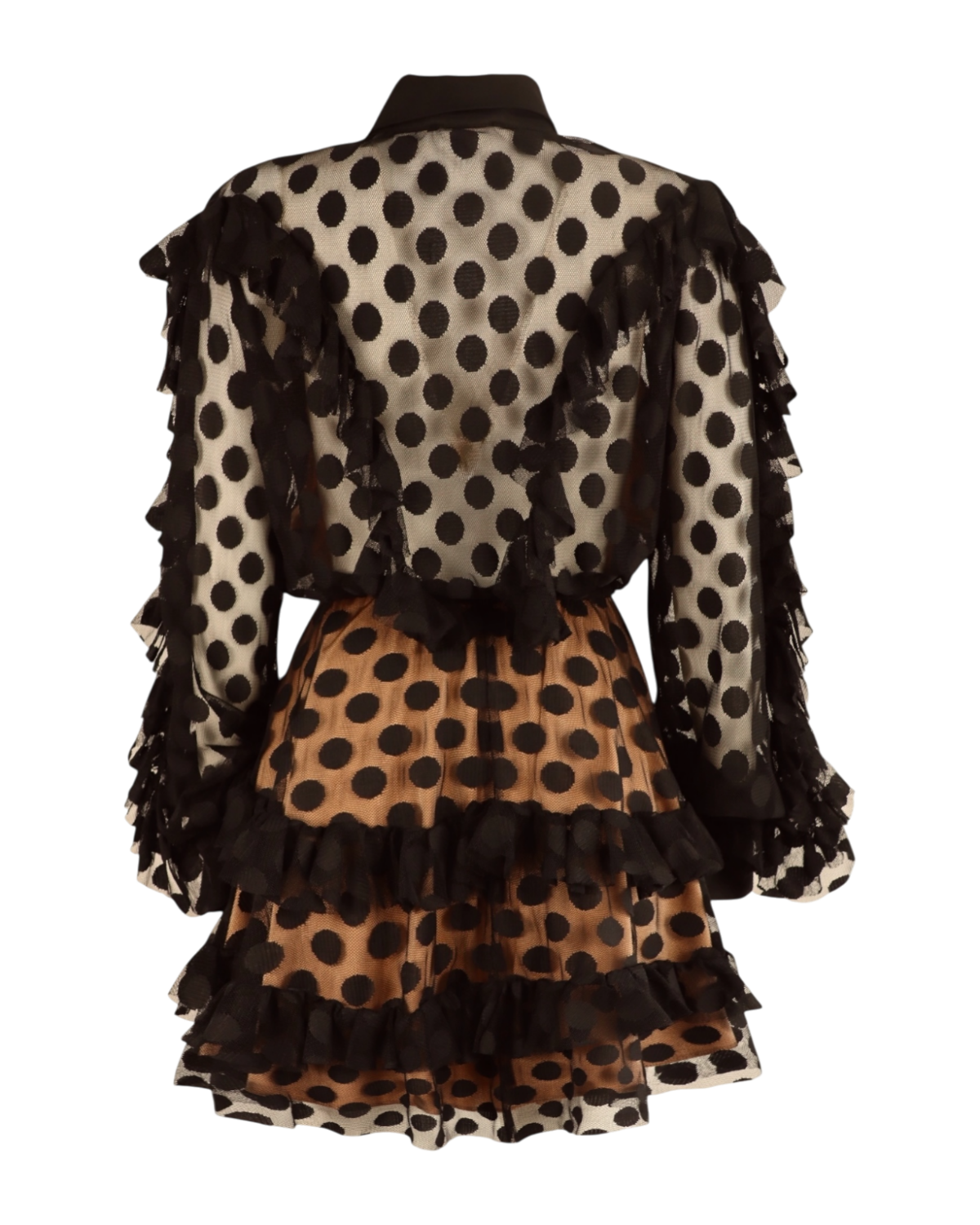 second img: Рокля Polka Ruffle Mini