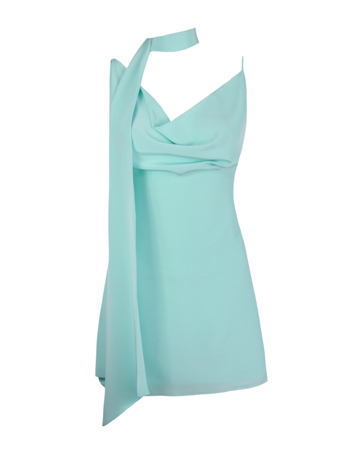 Aqua Élan Mini Dress